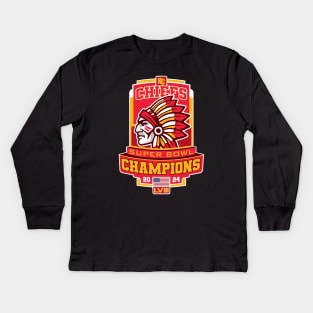 Chiefs - Super Bowl Champs Kids Long Sleeve T-Shirt